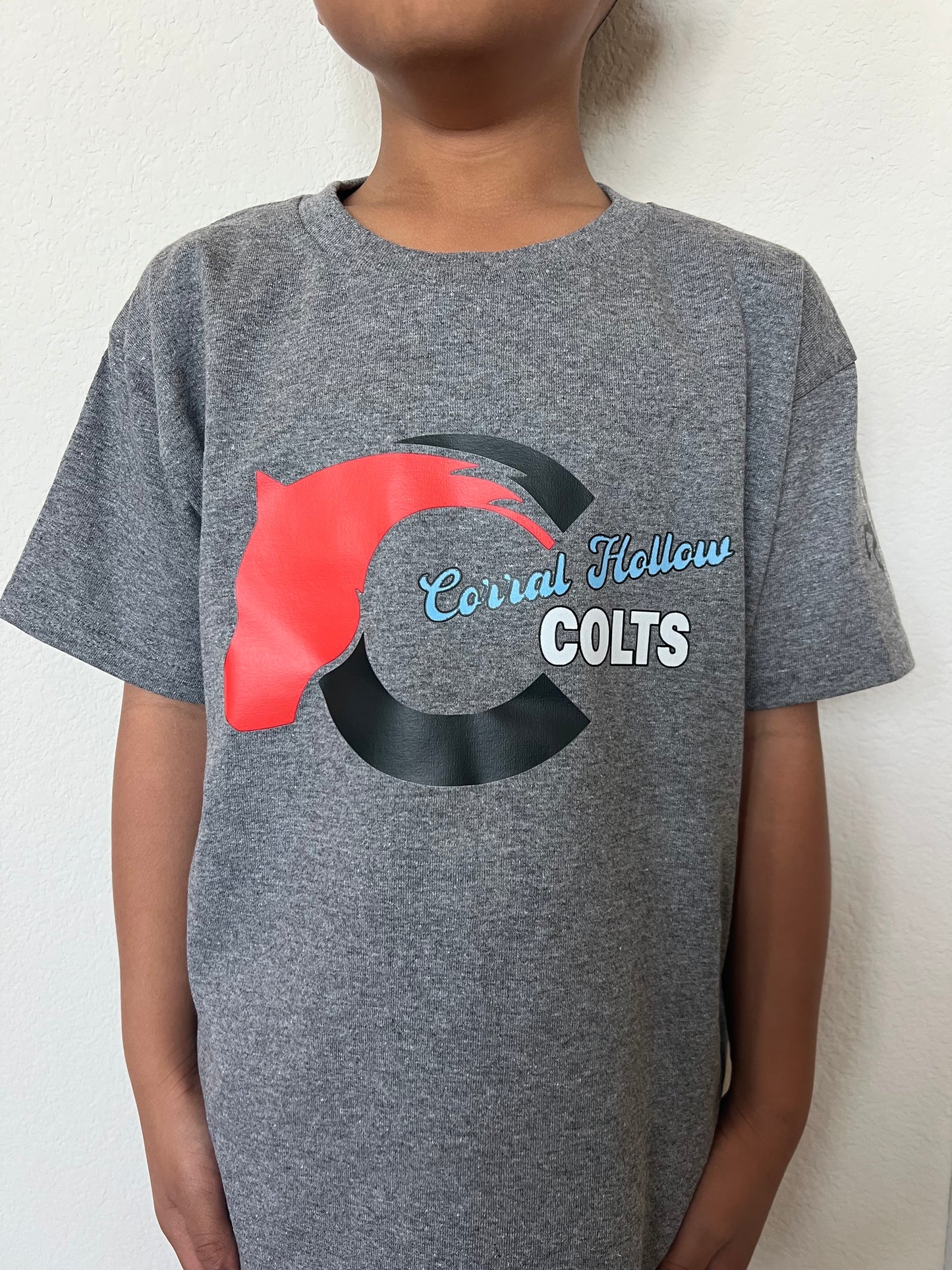 Corral Hollow Colts Logo Tee (Graphite Heather)
