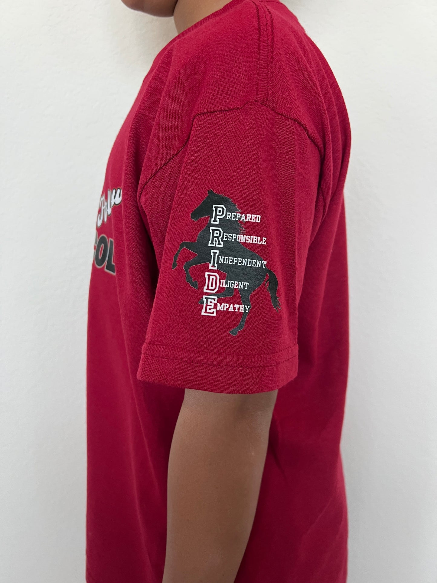 Corral Hollow Colts Logo Tee (Cardinal Red)
