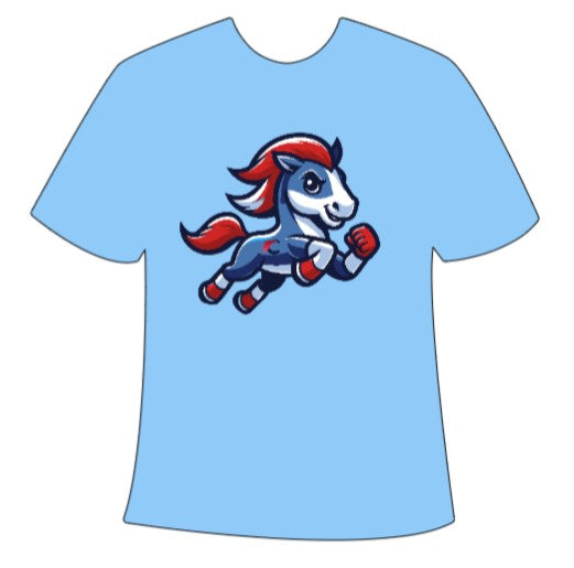 Young Colt Power Tee (Carolina Blue)
