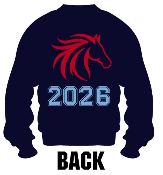2026 - 8th Grade Crewneck Sweatshirt (Navy)