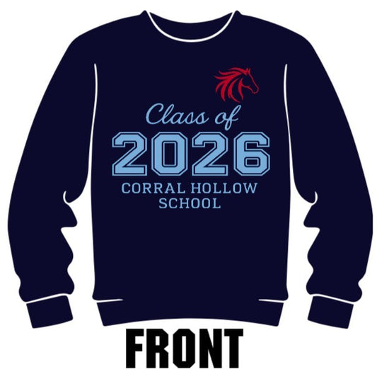 2026 - 8th Grade Crewneck Sweatshirt (Navy)
